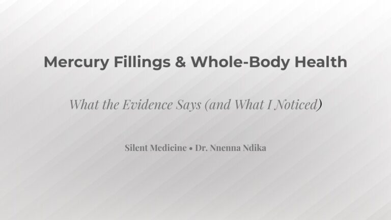Featured image for article on mercury fillings and whole-body health